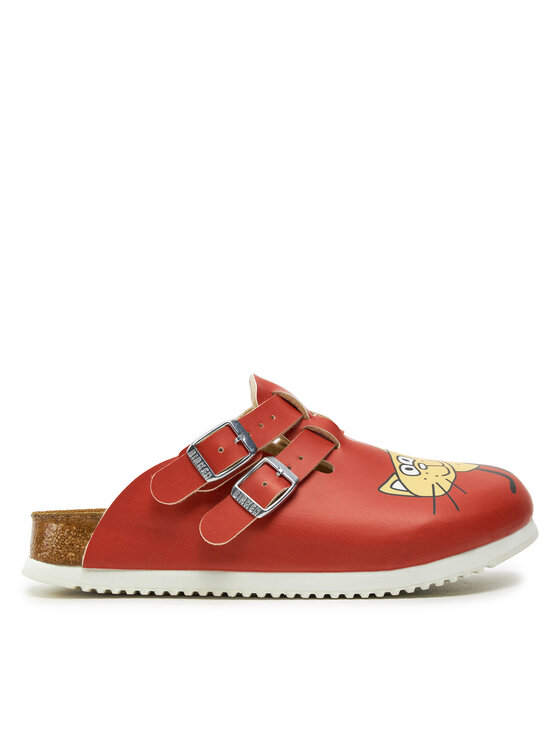 Birkenstock Birkenstock Nazouváky Kay Prof 0582516 Červená