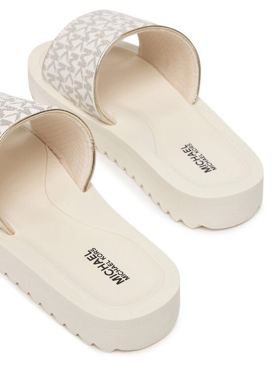 MICHAEL Michael Kors MICHAEL Michael Kors Ciabatte Teagan Merrick 2 MK03823256 Bianco