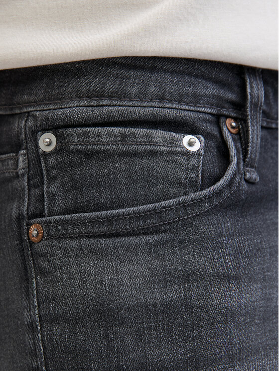 Jack & Jones Jack & Jones Jeansy Glenn 12289778 Černá Slim Fit