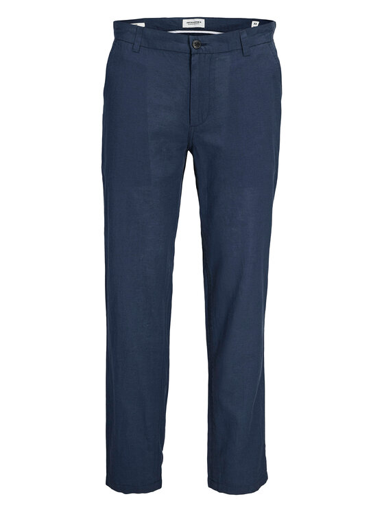 Jack & Jones Jack & Jones Chinosy Stace 12248604 Granatowy Tapered Fit