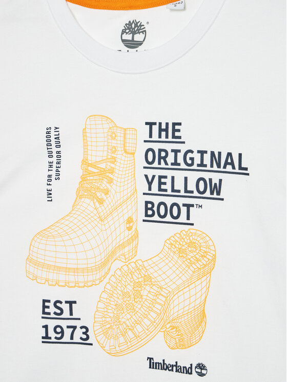 Timberland Timberland T-Shirt T25S86 D Biały Regular Fit