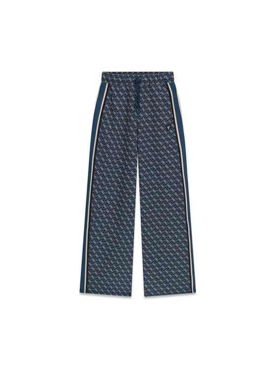 Guess Guess Kalhoty z materiálu 183095 Modrá Slim Fit