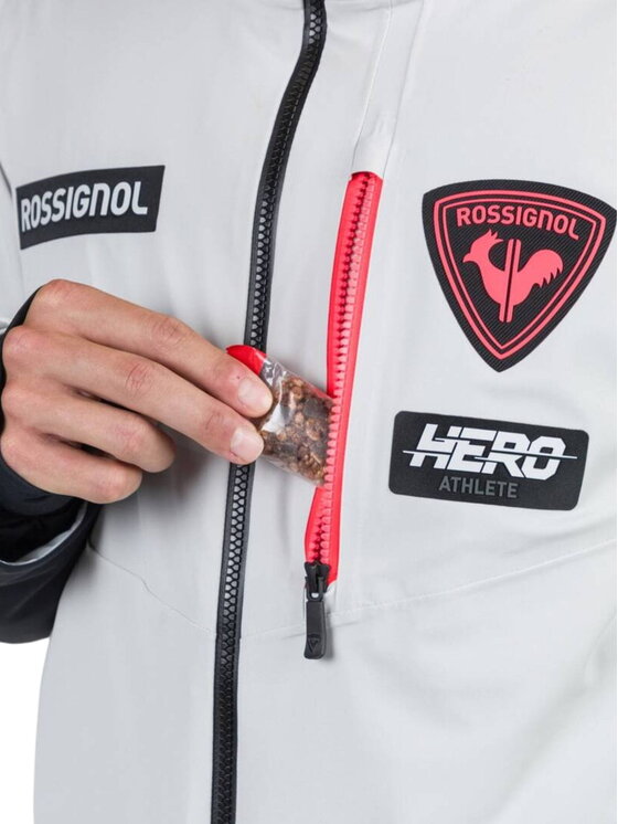 Rossignol Rossignol Kurtka narciarska Hero Blackside Szary Basic Fit