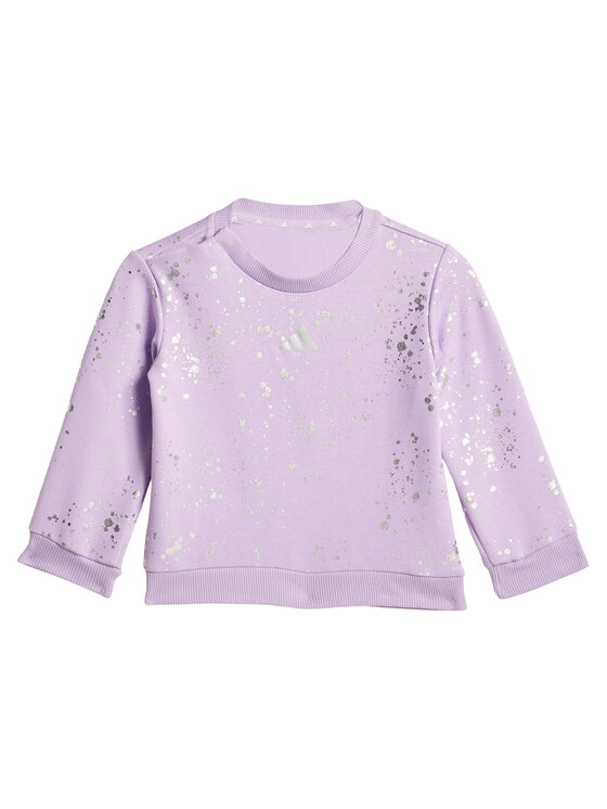 adidas adidas Souprava mikina a legíny Everyday Glam JW2434 Fialová Regular Fit