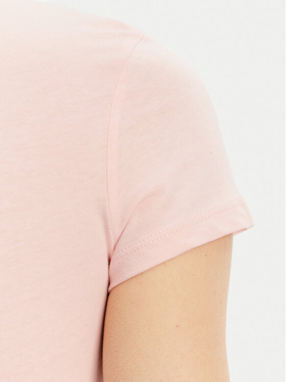 Tommy Jeans Tommy Jeans T-särk DW0DW20459 Roosa Slim Fit
