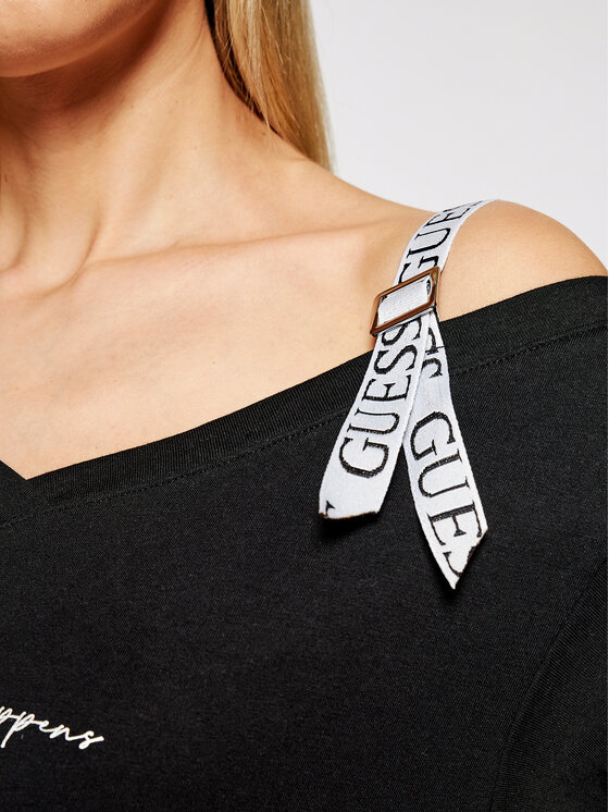 Guess Guess Bluza Anita W1GI90 I3Z11 Črna Regular Fit