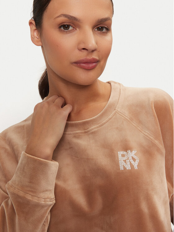 DKNY DKNY Μπλούζα DP4T1057 Μπεζ Regular Fit