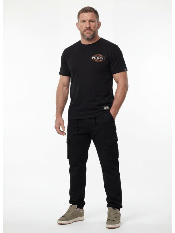 PITBULL PITBULL T-Shirt HATTER Czarny Regular Fit