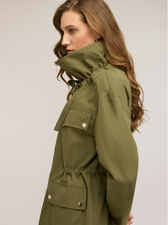 Motivi Motivi Cappotto invernale 0007W000131N035 Verde Regular Fit