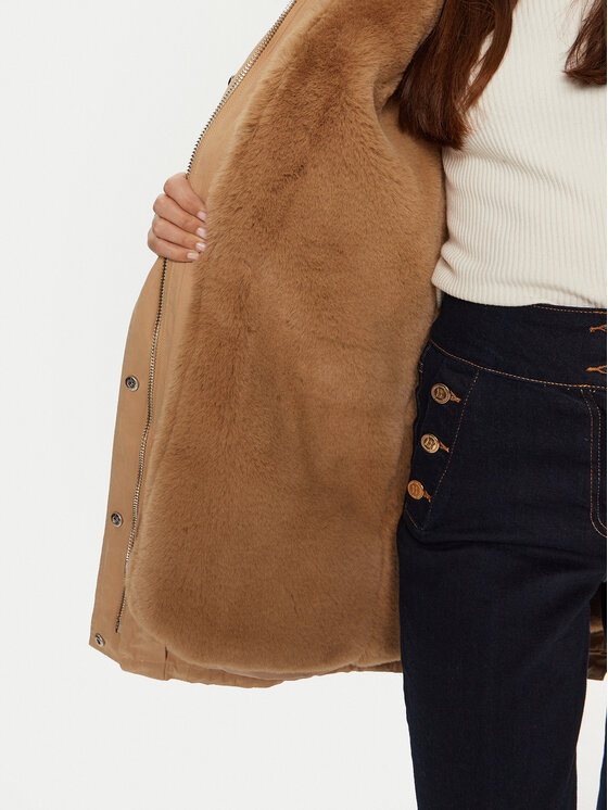 Guess Guess Parka Lucie W4BL45 WGK30 Μπεζ Regular Fit