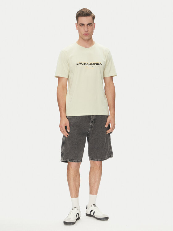 Jack & Jones Jack & Jones Džínové šortky Alex 12273238 Šedá Baggy Fit
