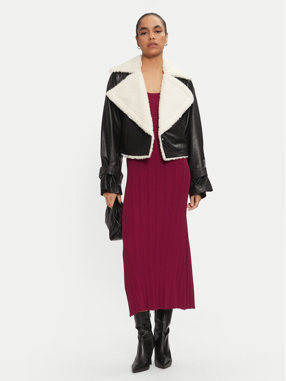 HUGO Hugo Giacca in similpelle Anitta-1 50524091 Nero Relaxed Fit