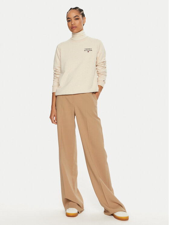 Tommy Hilfiger Tommy Hilfiger Pluus UW0UW04521 Beež Regular Fit