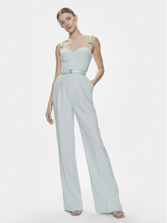 Elisabetta Franchi Elisabetta Franchi Kombinezon TU-014-41E2-V540 Błękitny Regular Fit