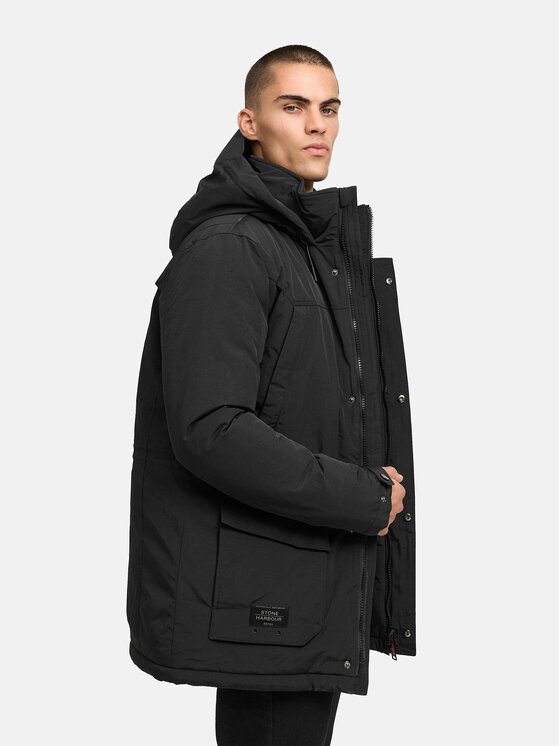 Stone Harbour Stone Harbour Kurtka zimowa Wadiim Czarny Regular Fit