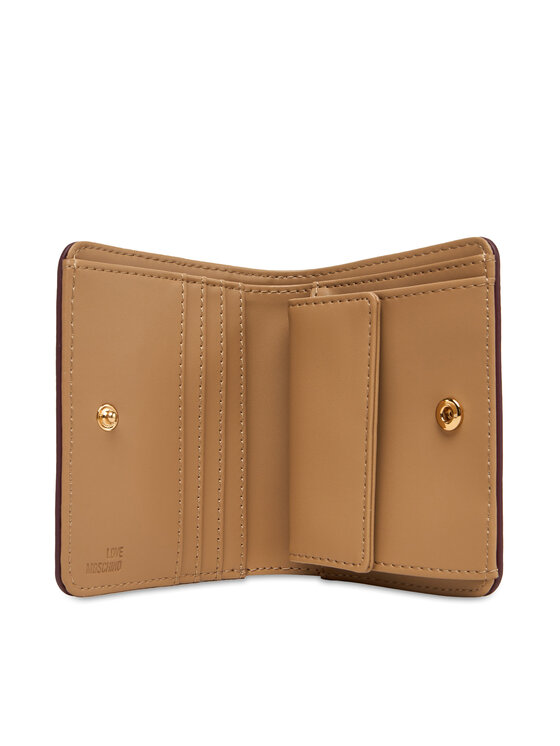LOVE MOSCHINO LOVE MOSCHINO Малък дамски портфейл JC5604PP1NLI0552 Бордо