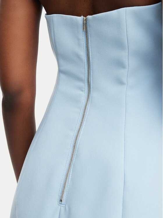 Bardot Bardot Kokteiļkleita Karoline 59333DB Gaiši zila Regular Fit