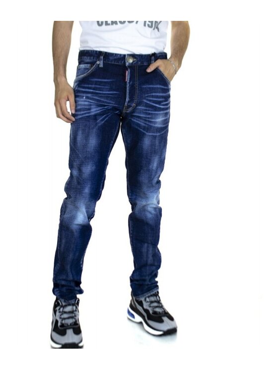 Dsquared2 Dsquared2 Jeansy S74LB1336 S30664/470 Modrá Tight Fit