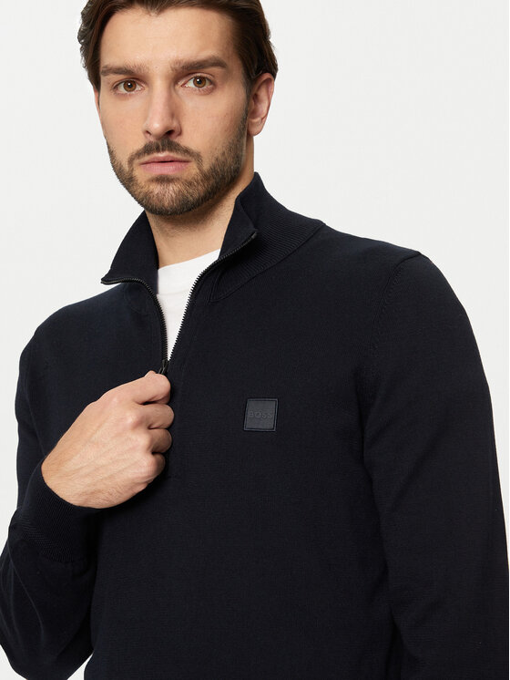 BOSS Boss Maglione Kanobix_S 50527585 Blu scuro Regular Fit