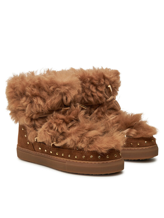 Inuikii Inuikii Schneeschuhe Long Curly 75202-051 Braun