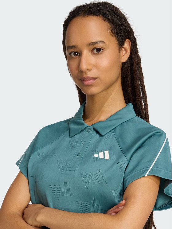 adidas adidas T-Shirt Tennis Zielony Regular Fit