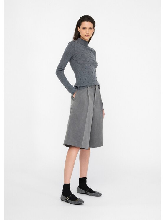 Liu Jo Liu Jo Maglione MF5030MA77Q02050 Grigio Slim Fit