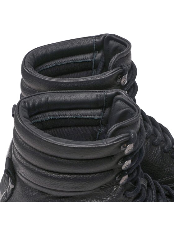 Calvin Klein Calvin Klein Trapery Combat Boot Pb Lh HM0HM00667 Czarny