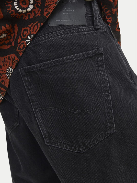 Jack & Jones Jack & Jones Szorty jeansowe Tony 12249068 Czarny Loose Fit