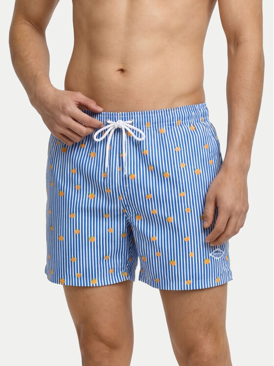 Jack & Jones Jack & Jones Plavecké šortky Maui Breeze 12291425 Modrá Regular Fit