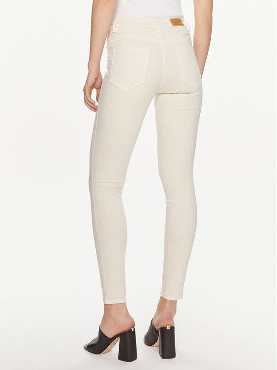Vero Moda Vero Moda Traperice Flash 10307571 Écru Skinny Fit