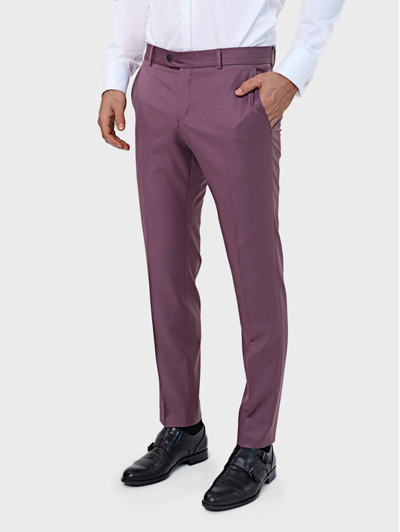 Evenemen Evenemen Garnitur Living Fioletowy Slim Fit