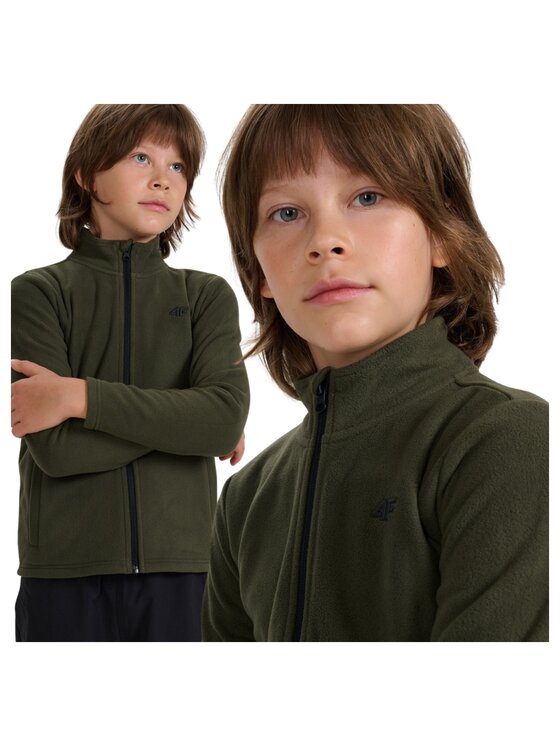 4F 4F Polar FJWAW25TFLEM413-43S Zielony Regular Fit