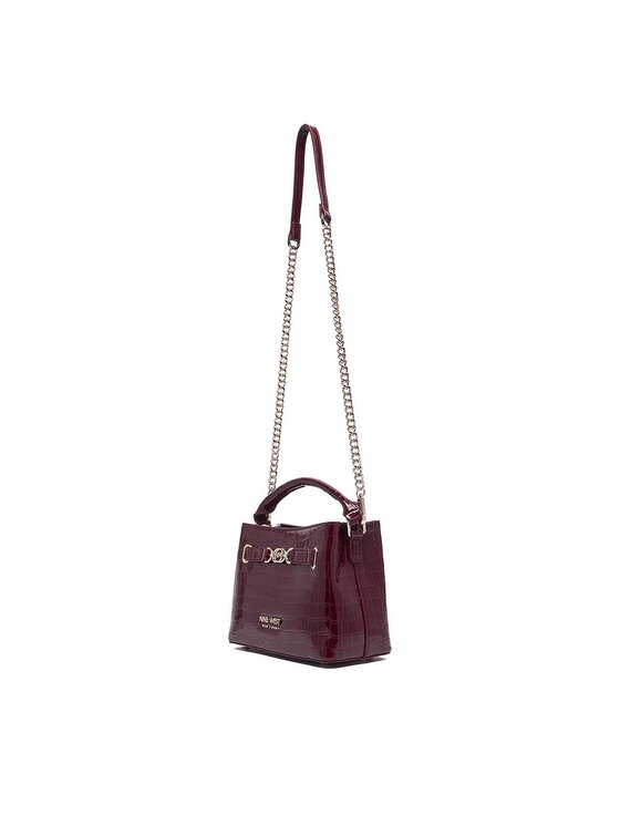 Nine West Nine West Τσάντα EO-CITY GRACE-LDA9420 CROCO Σκούρο κόκκινο