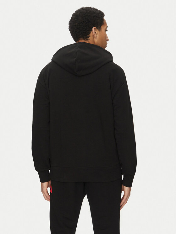 Fila Fila Μπλούζα Landogne FAM0872 Μαύρο Regular Fit