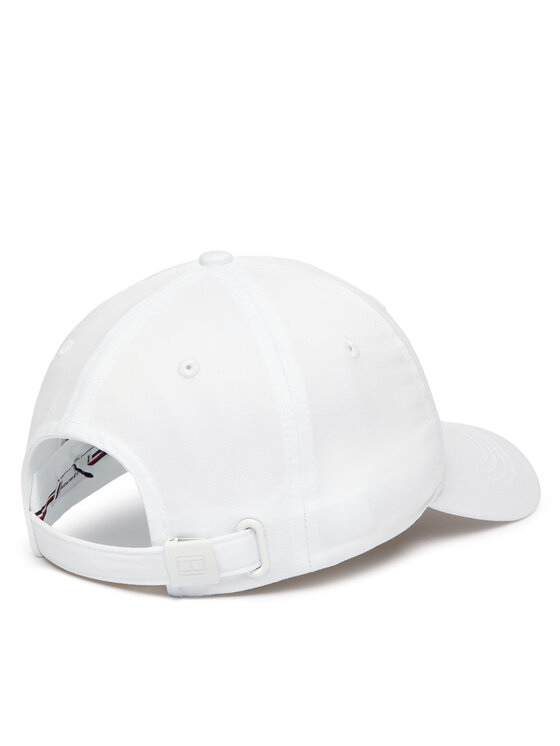 Tommy Hilfiger Tommy Hilfiger Kapa s šiltom Th Flag Soft 6 Panel Cap AW0AW17781 Bela