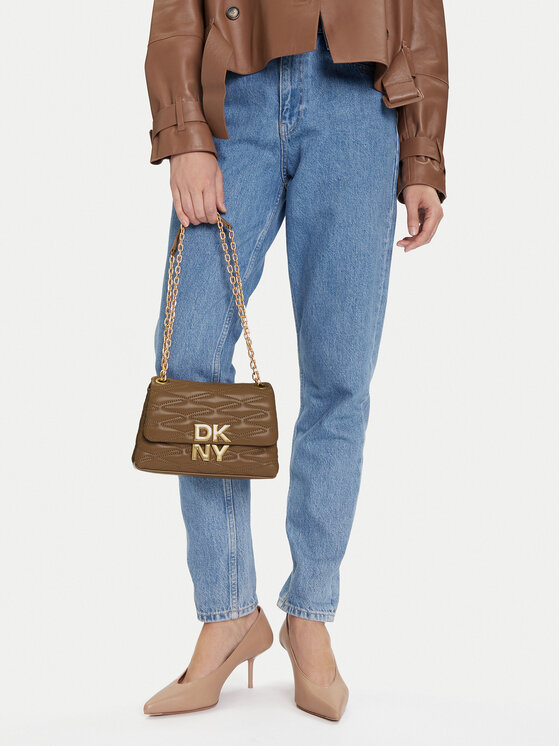 DKNY DKNY Ročna torba Minna R433KG75 Rjava