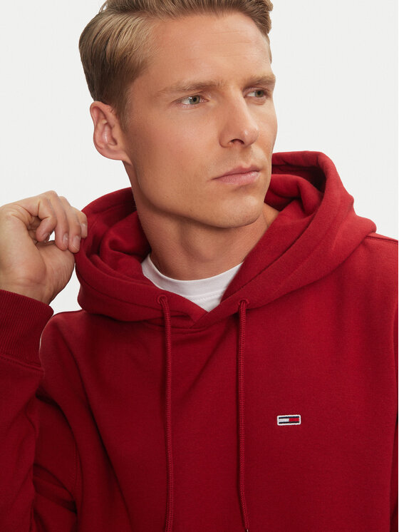 Tommy Jeans Tommy Jeans Felpa Flag DM0DM20742 Rosso Regular Fit