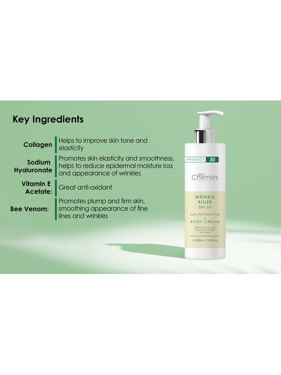 skinChemists skinChemists Krem do ciała SPF 30, 200 ml Krem do ciała