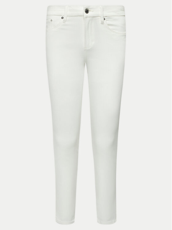 s.Oliver s.Oliver Traperice 2140833 Bijela Slim Fit