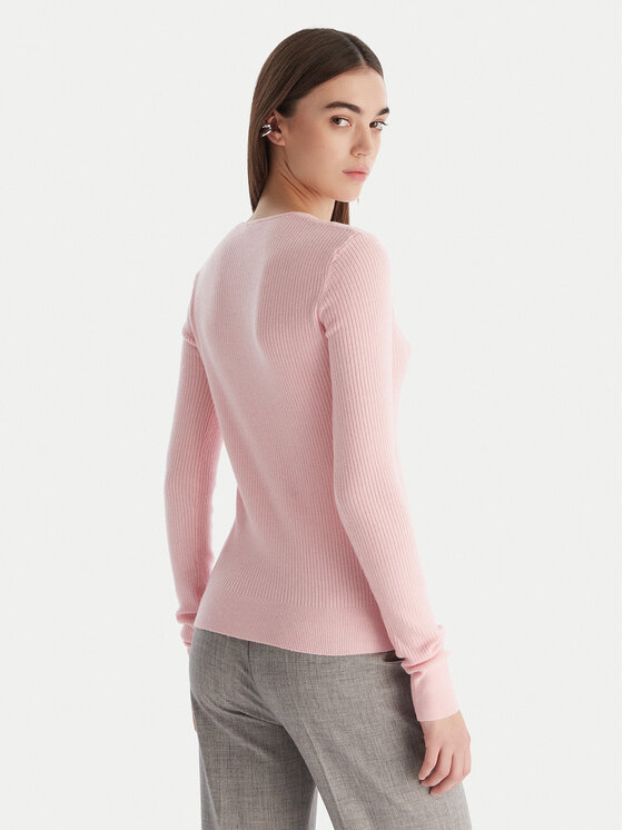 Patrizia Pepe Patrizia Pepe Sweter 2K0331/K7S0-M555 Różowy Regular Fit