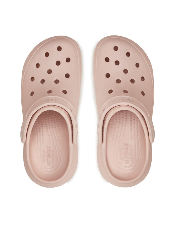 Crocs Crocs Şlapi Classic Crush Clog 207521 Roz