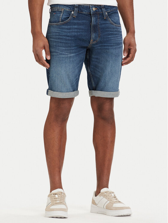 Tommy Jeans Tommy Jeans Дънкови шорти Ronnie DM0DM22980 Тъмносин Slim Fit