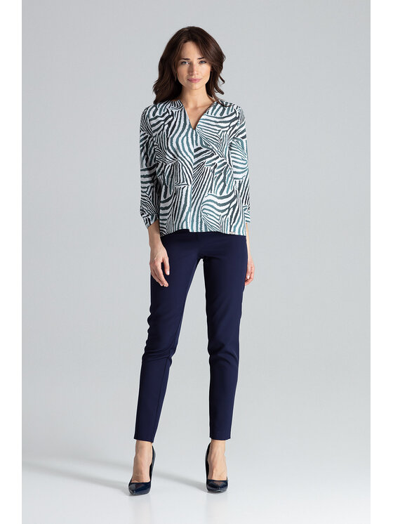 Lenitif Lenitif Blusa L035 Multicolore Regular Fit