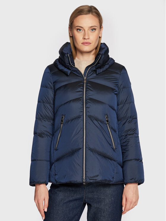 Geox Geacă din puf Adrya W2626A T2566 F4475 Bleumarin Regular Fit