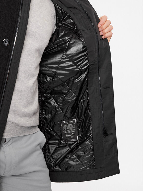 Geox Geox Giubbotto invernale Monreale M3615A T3028F 9000 Nero Regular Fit