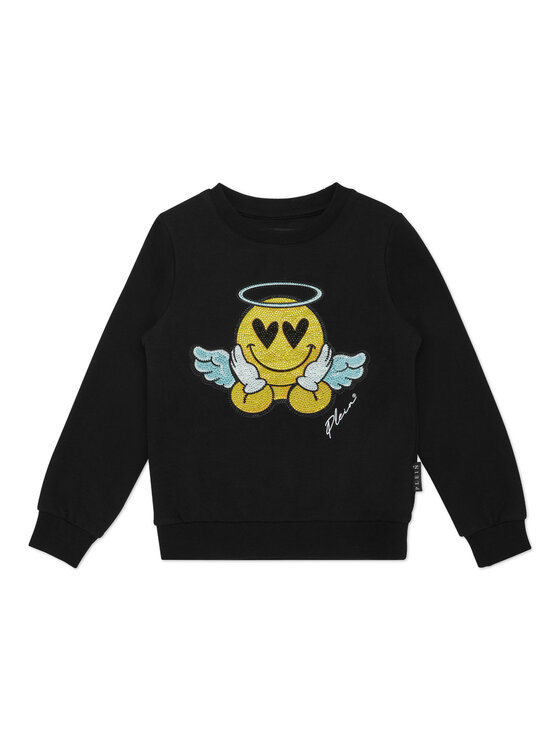 PHILIPP PLEIN PHILIPP PLEIN Bluza 28171 Czarny Regular Fit