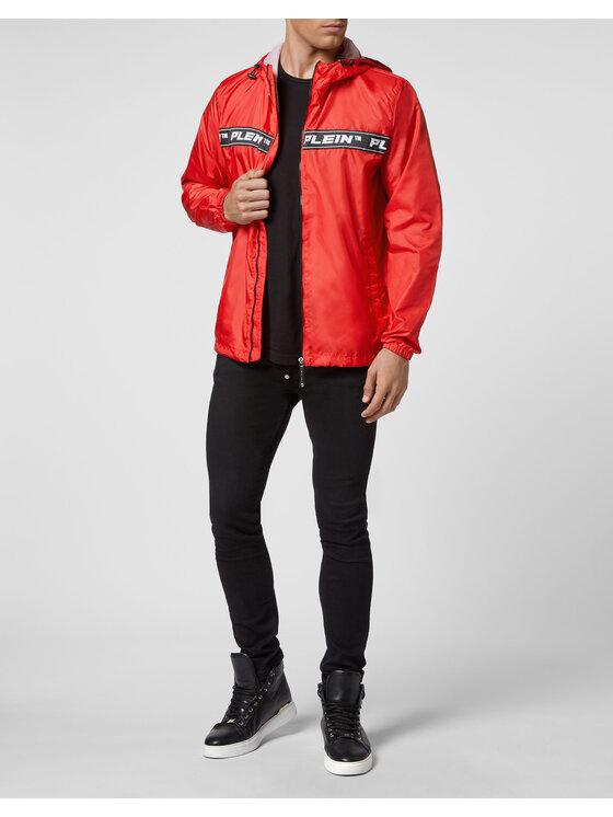 PHILIPP PLEIN PHILIPP PLEIN Wiatrówka 6817 Czerwony Regular Fit