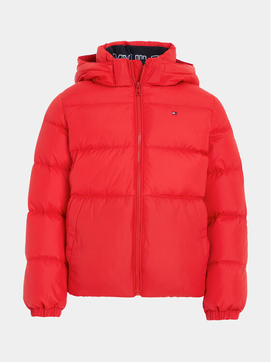 Tommy Hilfiger Tommy Hilfiger Kurtka zimowa Essential KB0KB08341 S Pomarańczowy Regular Fit