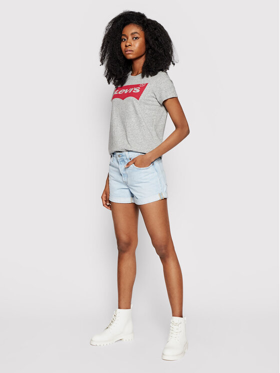 Levi's® Levi's® T-shirt Perfect Graphic Tee 7369-0263 Grigio Regular Fit