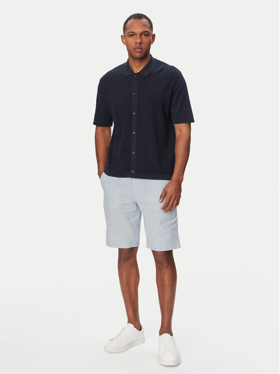 BOSS BOSS Krekls Amicino 50558725 Tumši zils Regular Fit